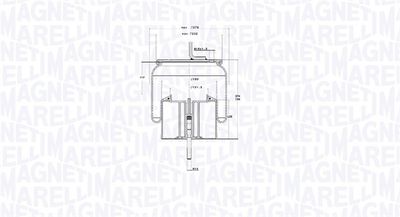 MAGNETI MARELLI Federbalg, Luftfederung