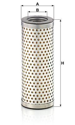 Hydraulisch filter (patroon) past: CASE IH 1000CK, 300 B, 320, 320 B, 400 B, 420, 420 B, 480 B, 4140, 530, 580, 580 CKB, 580 F, 580 G, 680, 850, 850 B, 850 C, 850 D, 855 C, 855 D, 930, W3, W3D, W3G