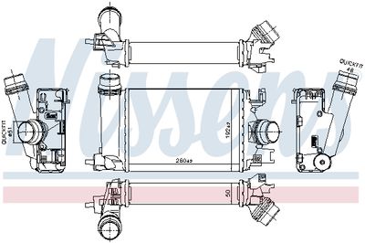 INTERCOOLER COMPRESOR NISSENS 961359 4