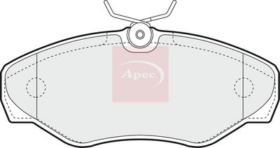 APEC Brake Pad Set, disc brake PAD1240