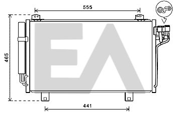 EACLIMA 30C52035 Радиатор кондиционера  для MAZDA 6 (Мазда 6)