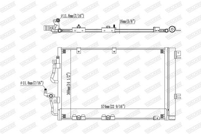 CONDENSATOR CLIMATIZARE WALKER WCD00311 6