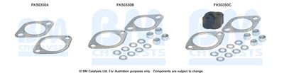 Zestaw montażowy, rura wydechowa BM CATALYSTS FK50350