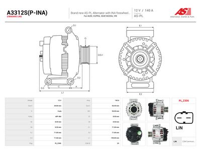 generátor AUTO-STARTER A3312S(P-INA)