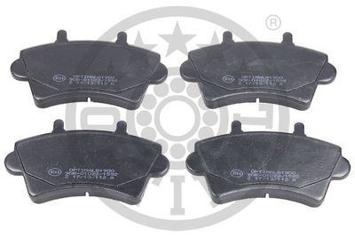 Комплект тормозных колодок, дисковый тормоз OPTIMAL BP-81900 для RENAULT MASTER