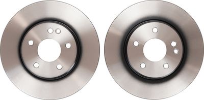 Brake disc Voor Links/Rechts past: MERCEDES A (W169), B SPORTS TOURER (W245) 2.0-Electric 09.04-06.12