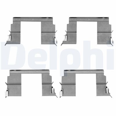 Zestaw akcesoriów, klocki hamulcowe DELPHI LX0516