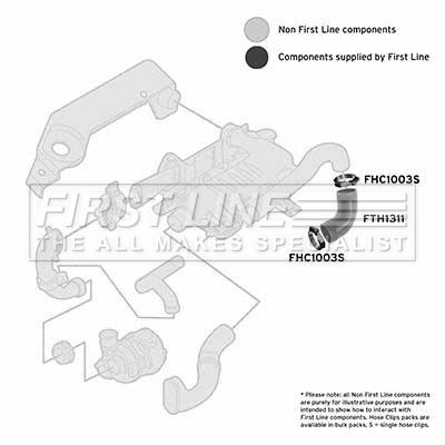 Charge Air Hose FIRST LINE FTH1311