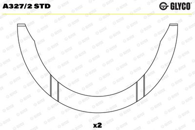 DISTANZSCHEIBE KURBELWELLE GLYCO A3272STD