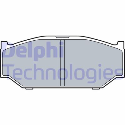 Комплект тормозных колодок, дисковый тормоз DELPHI LP3544 для SUZUKI SWIFT