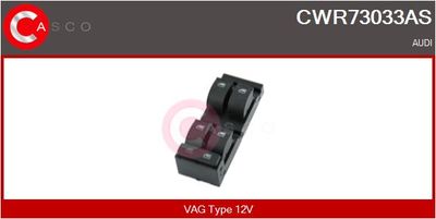 CASCO CWR73033AS Кнопка стеклоподьемника  для AUDI ALLROAD (Ауди Аллроад)