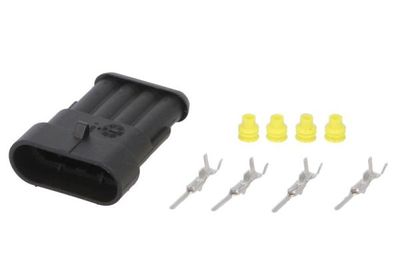 Stopcontact, aantal pinnen/aantal actieve pinnen 4 (ovaal)