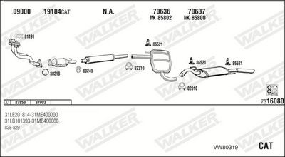 Изпускателна система WALKER VW80319