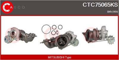 COMPRESOR SISTEM DE SUPRAALIMENTARE CASCO CTC75065KS