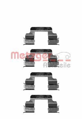 Комплектующие, колодки дискового тормоза METZGER 109-1230 для SKODA ROOMSTER