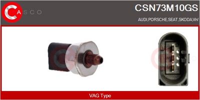 SENZOR PRESIUNE COMBUSTIBIL CASCO CSN73M10GS