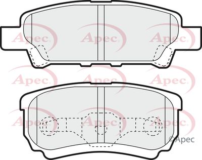 Brake Pad Set APEC PAD1390