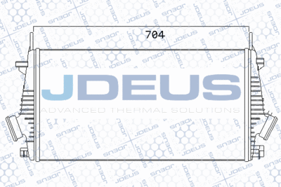 Интеркулер JDEUS M-820113A для MERCEDES-BENZ СЕДАН