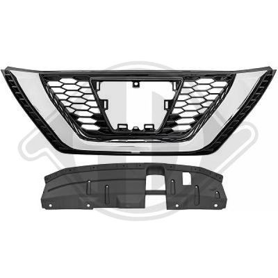 DIEDERICHS 6046940 Решетка радиатора  для NISSAN QASHQAI (Ниссан Qашqаи)