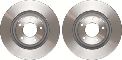 Brake disc Voor Links/Rechts past: DODGE CALIBER  HYUNDAI SANTA FÉ I  MITSUBISHI ASX, OUTLANDER II, OUTLANDER III 1.6-2.4 02.01-