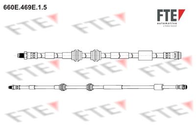 Тормозной шланг FTE 9240824 для MERCEDES-BENZ GLS