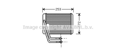 AVA QUALITY COOLING HY6144 Радиатор печки  для HYUNDAI XG (Хендай Xг)