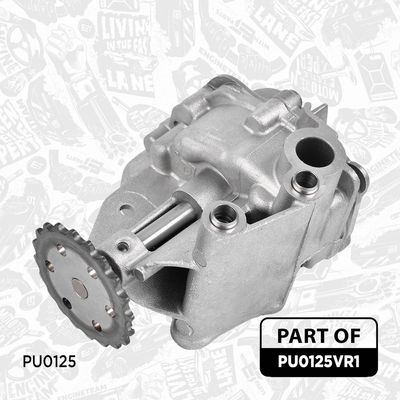 Komplet lanaca, pogon pumpe za ulje ET ENGINETEAM PU0125VR1