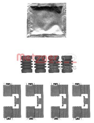 Комплектующие, колодки дискового тормоза METZGER 109-1818 для OPEL CASCADA