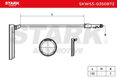 датчик, обороти на колелото STARK SKWSS-0350872