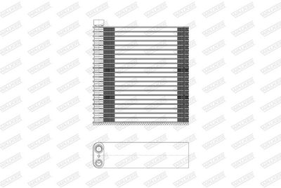 VERDAMPFER KLIMAANLAGE WALKER WEV00123 7