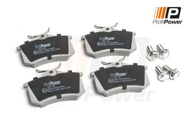 stabdžių trinkelių rinkinys, diskinis stabdys 1B2136 ProfiPower