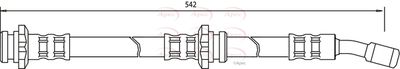 Brake Hose APEC HOS3183