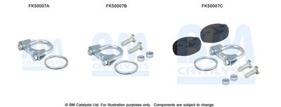 Монтажен комплект, изпускателна тръба BM Catalysts FK50007