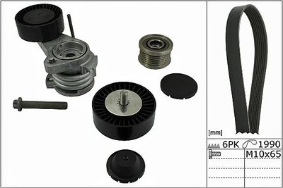 SET CUREA TRANSMISIE CU CANELURI HEPU 201857