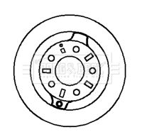 BORG & BECK BBD4191 Тормозные диски  для MAZDA XEDOS 9 (TA) 2.3 24V