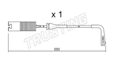 SENZOR DE AVERTIZARE UZURA PLACUTE DE FRANA TRUSTING SU092