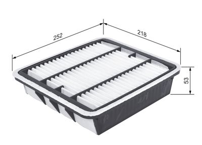 LUFTFILTER BOSCH F026400306 4