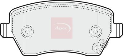 APEC Brake Pad Set, disc brake PAD1466