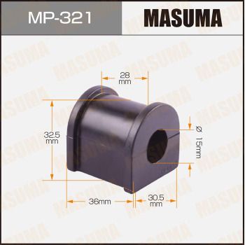 Втулка, стабилизатор MASUMA MP-321 для TOYOTA SPRINTER