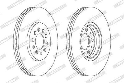 DISC FRANA FERODO DDF1221C 1