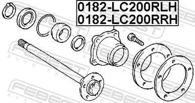 Wheel Hub 0182-LC200RRH