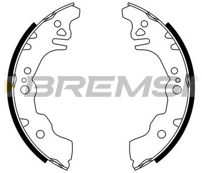 Комплект тормозных колодок BREMSI GF0674 для DAIHATSU SIRION