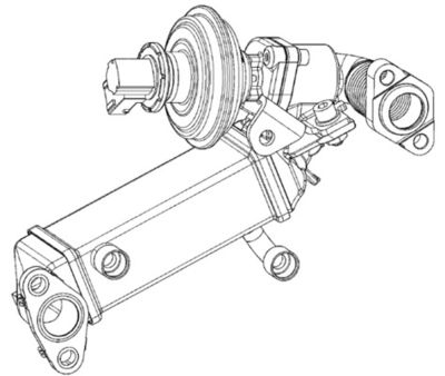 RADIATOR RECIRCULARE GAZE DE ESAPAMENT MAHLE CE9000P 1