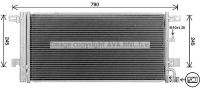 AVA QUALITY COOLING AI5439D Радиатор кондиционера для AUDI A4 B9 (8W2, 8WC)