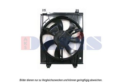 Вентилятор, охлаждение двигателя AKS DASIS 518065N для KIA CERATO