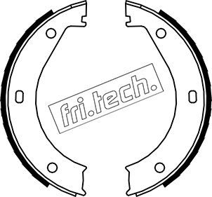 Zestaw szczęk hamulcowych, hamulec postojowy FRI.TECH. 1019.023