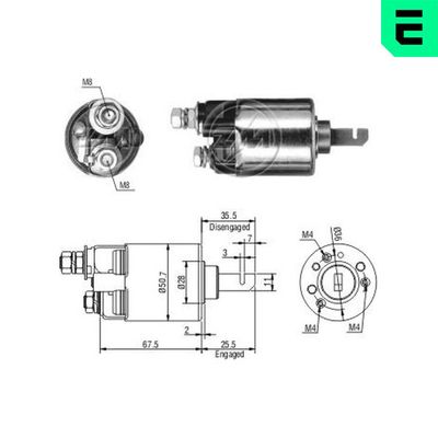 SOLENOID ELECTROMOTOR