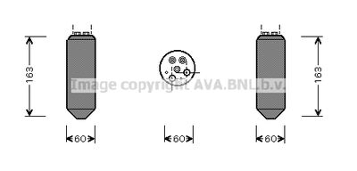 Осушитель, кондиционер AVA QUALITY COOLING MZD052 для MAZDA 323