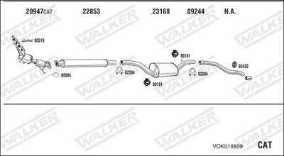 Изпускателна система WALKER VOK019809