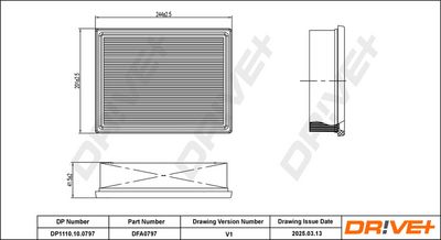 Oro filtras DRIVE+ DP1110.10.0797
